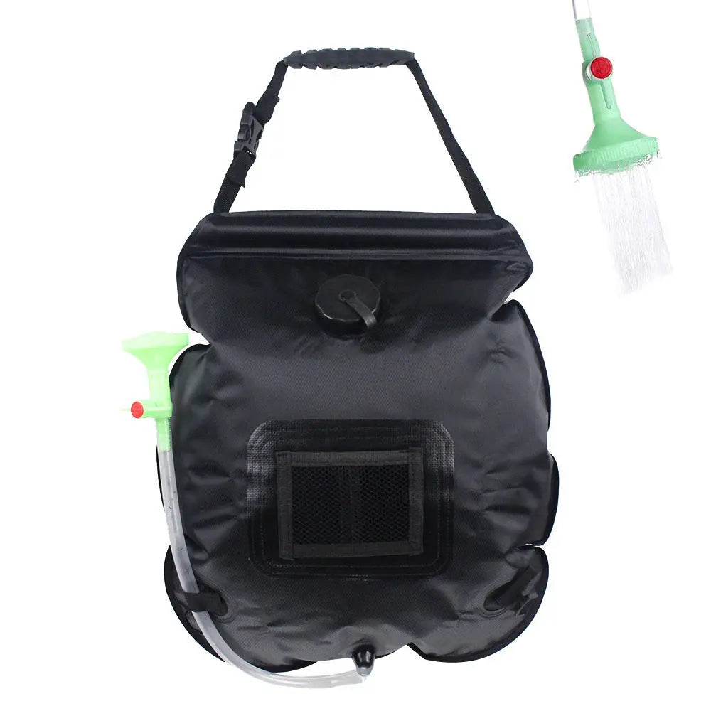 🚿 20L Solar Camping Shower Bag – Outdoor Portable Shower with Water Tube & Nozzle | Solar Heated | Leakproof PVC | for Hiking, Mountaineering, Beach & Camping - megalifehack.com