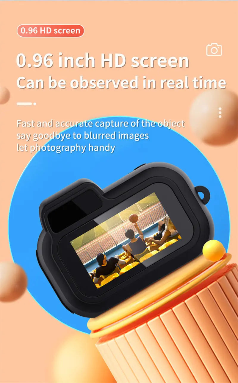 🎥 1080P HD Mini Camcorder – Compact Digital Camera with Display Screen | Loop Recording, One-Button Video, TF Card Support up to 512GB | Built-In Battery | Portable Gift for Kids & Adults - megalifehack.com