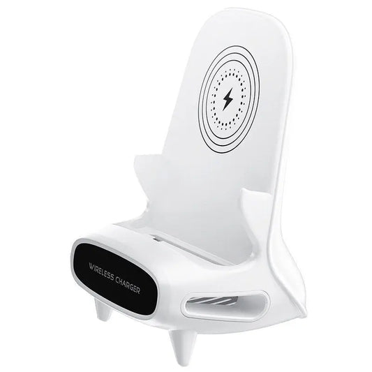 ⚡ 15W Fast Wireless Charging Stand – Smart Phone Charger with Type-C Input, Case-Friendly & Heat Dissipation Design | Compatible with iPhone, Android & Qi-Enabled Devices - megalifehack.com