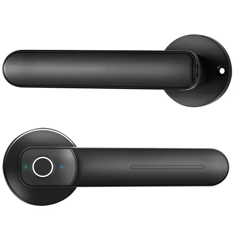 🔐 M4 Fingerprint Door Lock – Smart Biometric Lock with Key Backup | Zinc Alloy, 30 Fingerprint Memory, Battery Operated - megalifehack.com