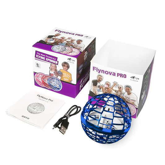 🪄 Flying Spinner Ball Toy with LED Lights – Boomerang Drone Ball with Magic Wand Option | Rechargeable, Hand-Controlled, 360° Spins & Levitation Tricks - megalifehack.com