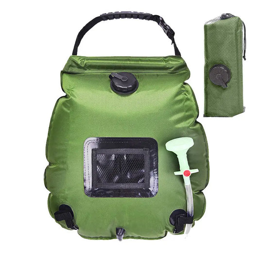 🚿 20L Solar Camping Shower Bag – Outdoor Portable Shower with Water Tube & Nozzle | Solar Heated | Leakproof PVC | for Hiking, Mountaineering, Beach & Camping - megalifehack.com