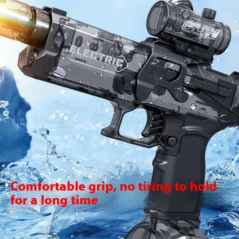💦 Ice Mouse Electric Water Gun – Pulse Blaster with USB Charging & Battery | Long-Range Automatic Water Soaker | Waterproof & Durable | Ages 7–14 - megalifehack.com