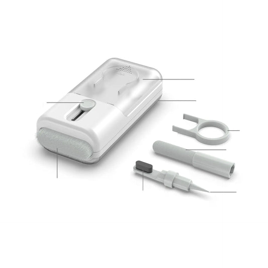 🧼 6-in-1 Cleaning Kit for Electronics – Compact Cleaning Suit with Multifunctional Tools & Microfiber Cloths | Ideal for Laptops, Phones, Earbuds & More - megalifehack.com
