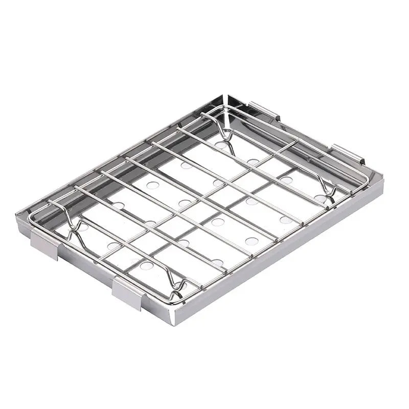 🔥 Outdoor Portable Firewood Stove – Stainless Steel BBQ Grill for 3–5 People | Foldable & Durable SUS201 Steel Construction - megalifehack.com