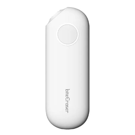 🦟 Electronic Mosquito Bite Itch Reliever – Heat Therapy Device for Bug Bite Relief | USB Type-C Rechargeable | Chemical-Free | Compact & Portable | White - megalifehack.com