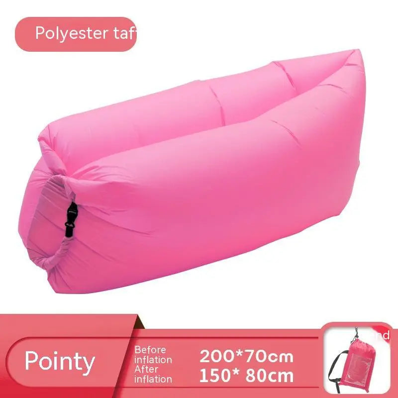 🌞 Inflatable Outdoor Sofa – Ultra-Light Air Lounger for Picnics, Festivals, Beach; Camping | 230x70cm | Up to 300kg Capacity - megalifehack.com