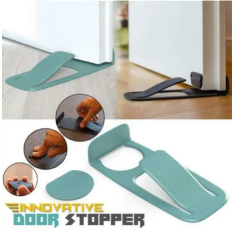 🚪 Multi-Function Door Stop – Durable Plastic Door Holder & Stopper | Anti-Slip, Floor & Wall Protection | Universal Fit for Home, Office & More - megalifehack.com